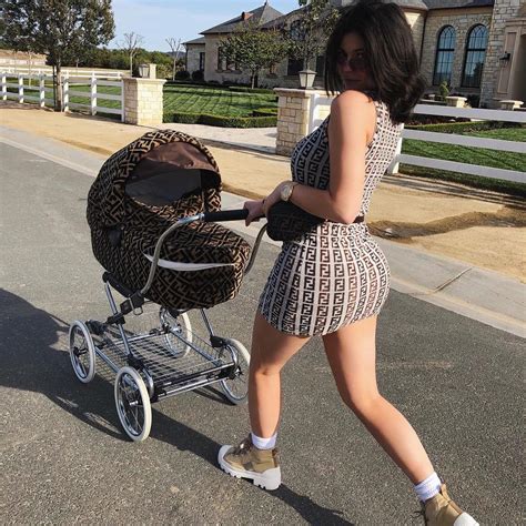 poussette fendi kylie|Kylie Jenner Took Daughter Stormi Webster Out in a $12,500 .